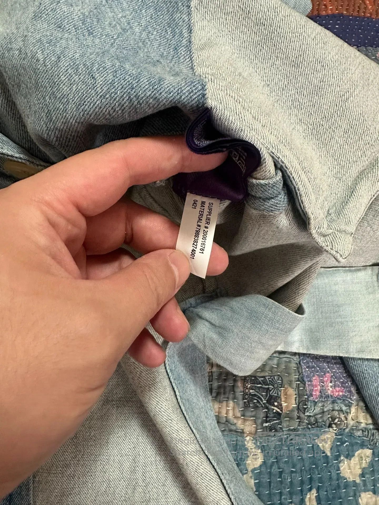 Ralph Lauren Purple Label Ralph Lauren Purple Label Distressed Denim Double. Size US XS / EU 42 / 0 - 6 Thumbnail