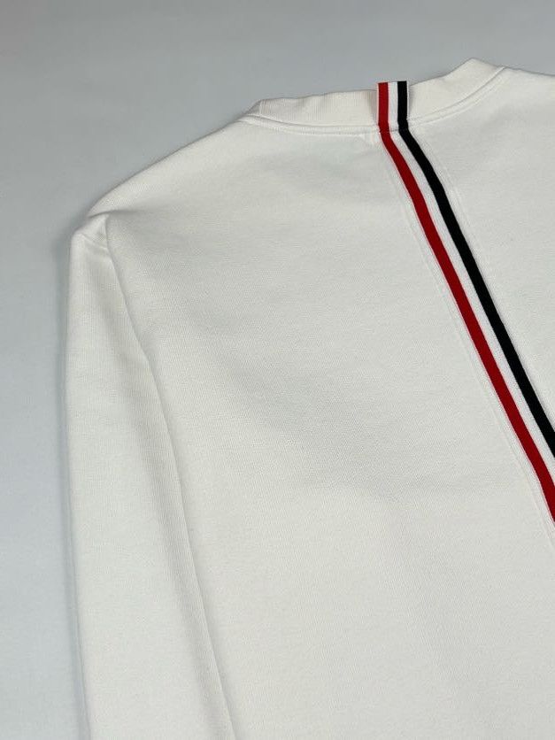 Thom Browne Thom Loopback Center Back Stripe Crewneck Pullover Size US M / EU 48-50 / 2 - 12 Thumbnail