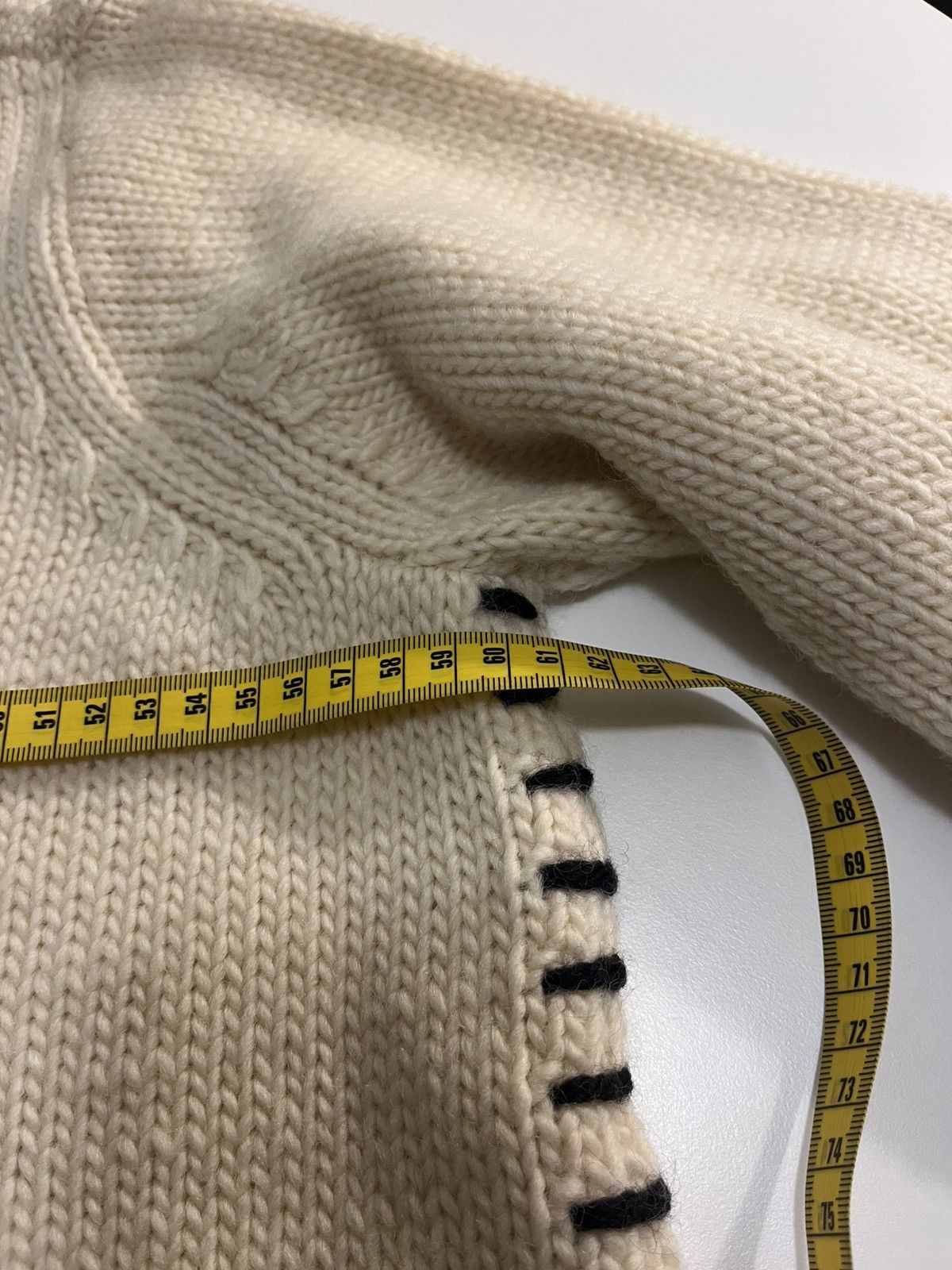 Osklen Osklen Wool Oversized Off-white Knit Sweater Size US M / EU 48-50 / 2 - 16 Thumbnail