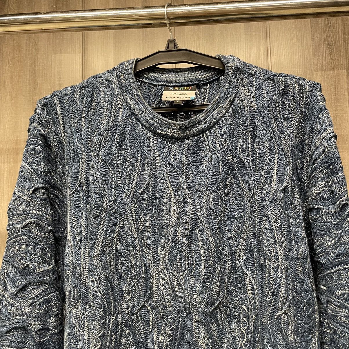 Coogi Vintage Coogi Australia Basics Blue 3D Knit Sweater Size US M / EU 48-50 / 2 - 8 Thumbnail