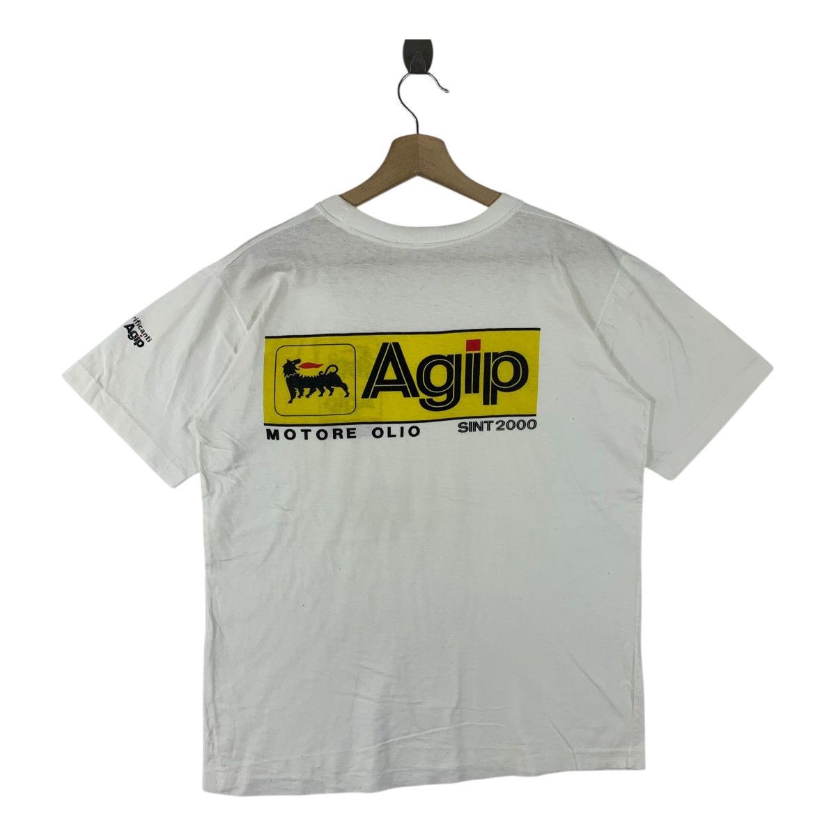 Vintage Vintage AGIP Motor Oil tee Size US L / EU 52-54 / 3 - 1 Thumbnail