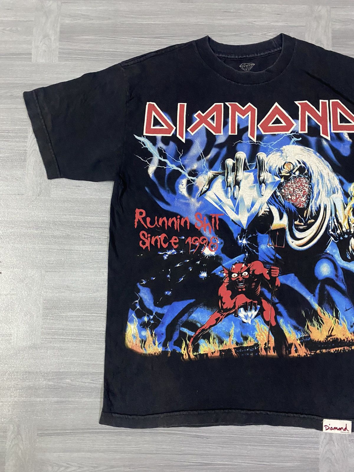 Iron Maiden 2006 Diamond Supply Co x Iron Maiden "Runnin' Sh*t Since '98 Size US M / EU 48-50 / 2 - 6 Thumbnail