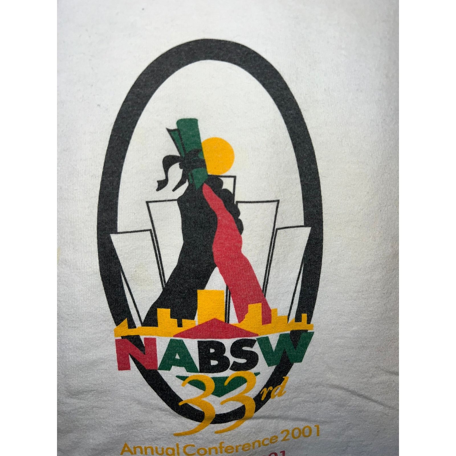 Gildan NABSW Shirt National Assc Black Social Workers Tee XL Size US XL / EU 56 / 4 - 3 Thumbnail