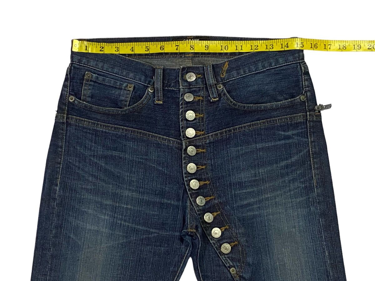 CABANE de ZUCCa Cabane De Zucca Asymmetrical Button Ups Denim Pants Size US 30 / EU 46 - 4 Thumbnail