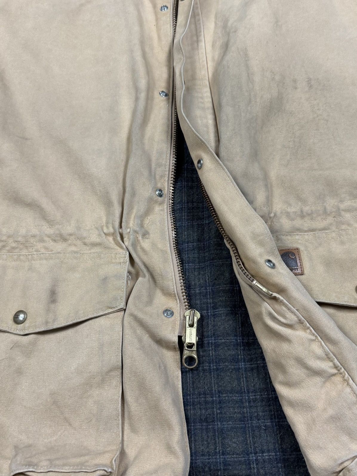 Carhartt Vintage Carhartt C52 4XL Ranch Blanket Lined Chore Jacket Size US XXL / EU 58 / 5 - 9 Thumbnail