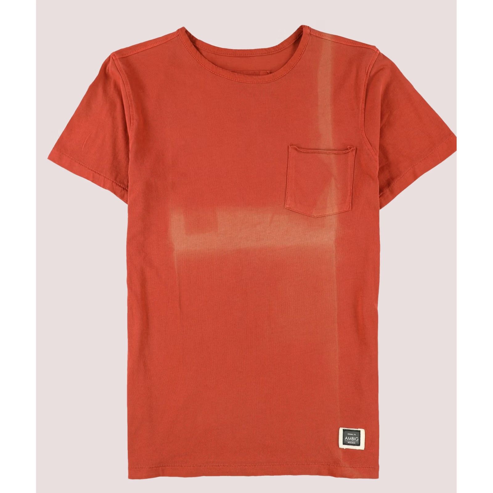 Vintage AMBIG Mens The Sherman Basic T-Shirt, tomato, XL Size US XL / EU 56 / 4 - 1 Thumbnail