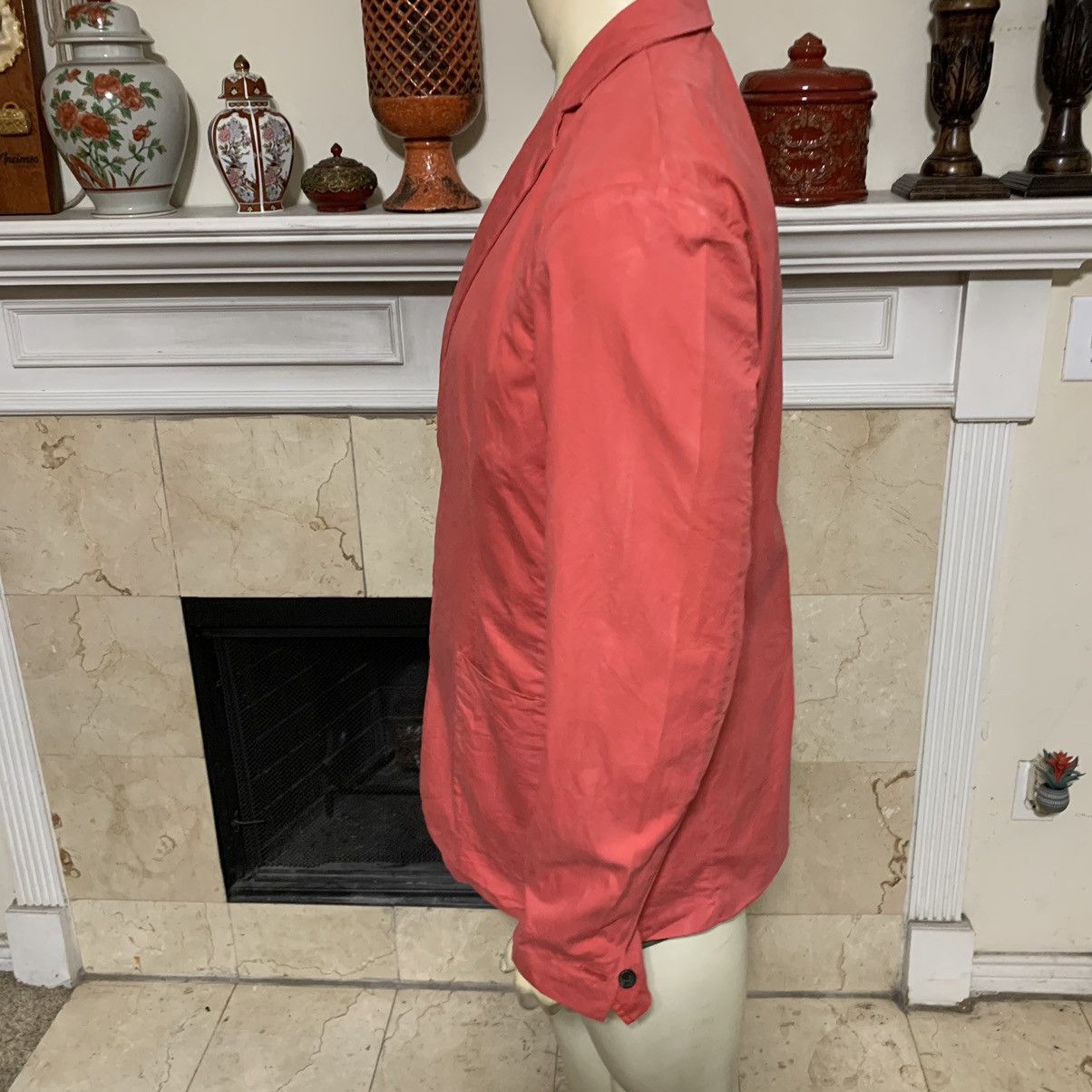 Theory Theory 2 Btn Single Vent Cotton Blazer Size 44R - 7 Thumbnail