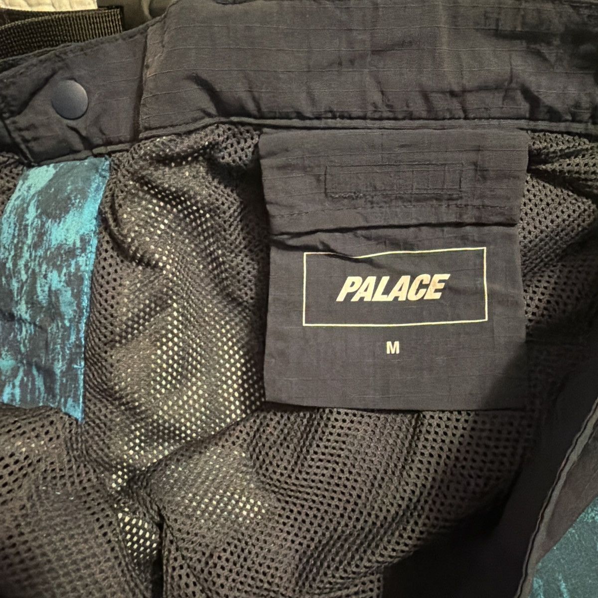 Palace Palace Swim Trunks Real Tree Shell Shorts Blue Camo Size US 32 / EU 48 - 3 Thumbnail
