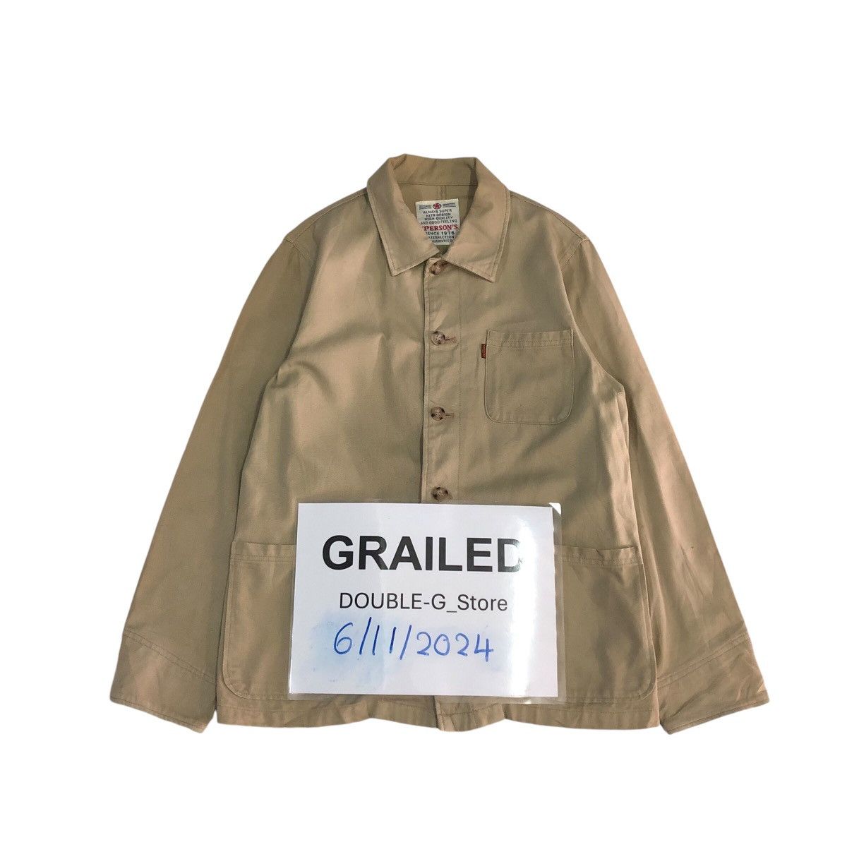 Japanese Brand × Vintage 📌Vintage Chore Worker Jacket Person's Cargo Issey Miyake Size US M / EU 48-50 / 2 - 1 Thumbnail