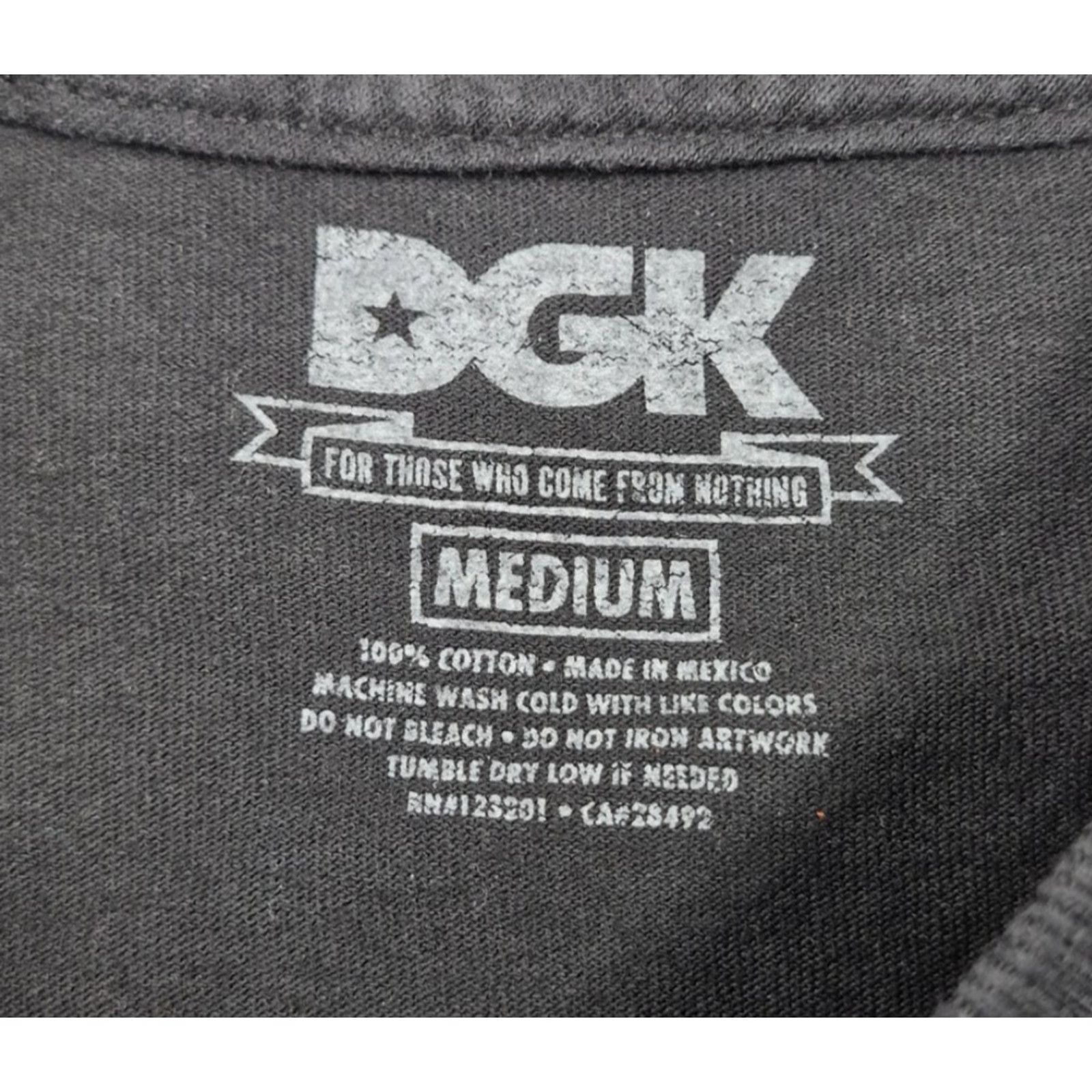 DGK DGK Shirt Mens Medium Black All Day Everyday Long Sleeve Graphic Streetwear Tee Size US M / EU 48-50 / 2 - 5 Thumbnail