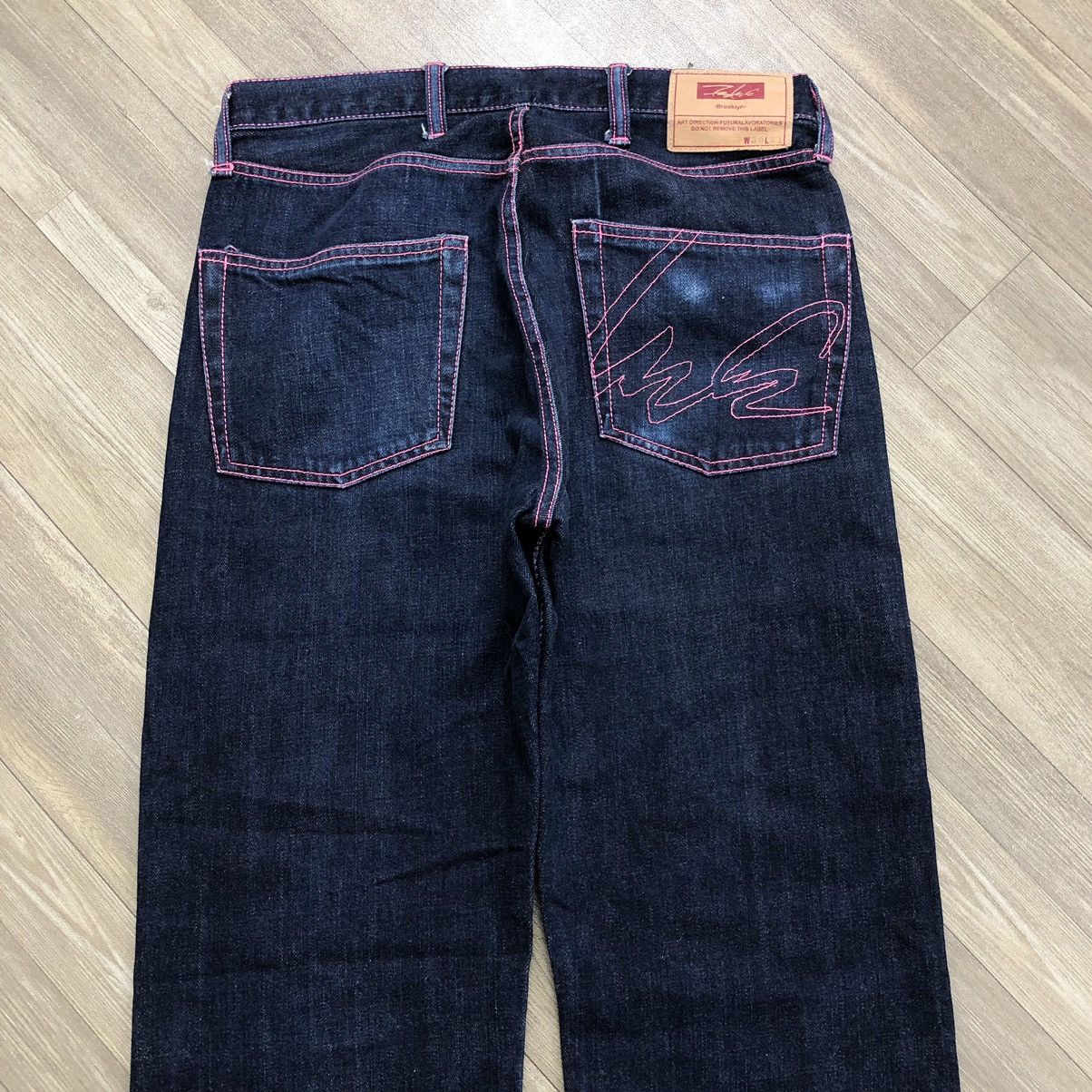 Futura Vintage Futura Lavoratories Pinky Stitch Blue Jeans Size US 30 / EU 46 - 2 Thumbnail
