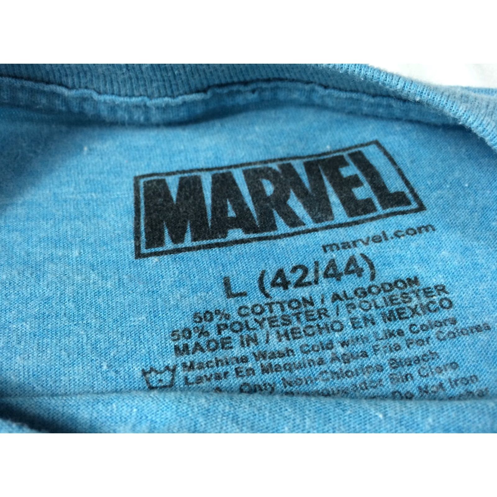 Vintage VINTAGE Marvel 8 Bit Superhero T Shirt Sz L EUC Blue Tee - Ironman Hulk Captain America Mens Shirt Graphic Tee 80s 90s Size US L / EU 52-54 / 3 - 3 Thumbnail