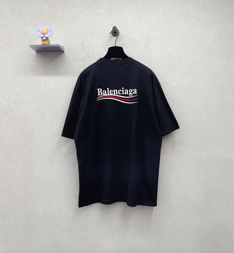 Balenciaga Balenciaga Cola Embroidered Loose Short Sleeve T-Shirt Size US M / EU 48-50 / 2 - 2 Thumbnail