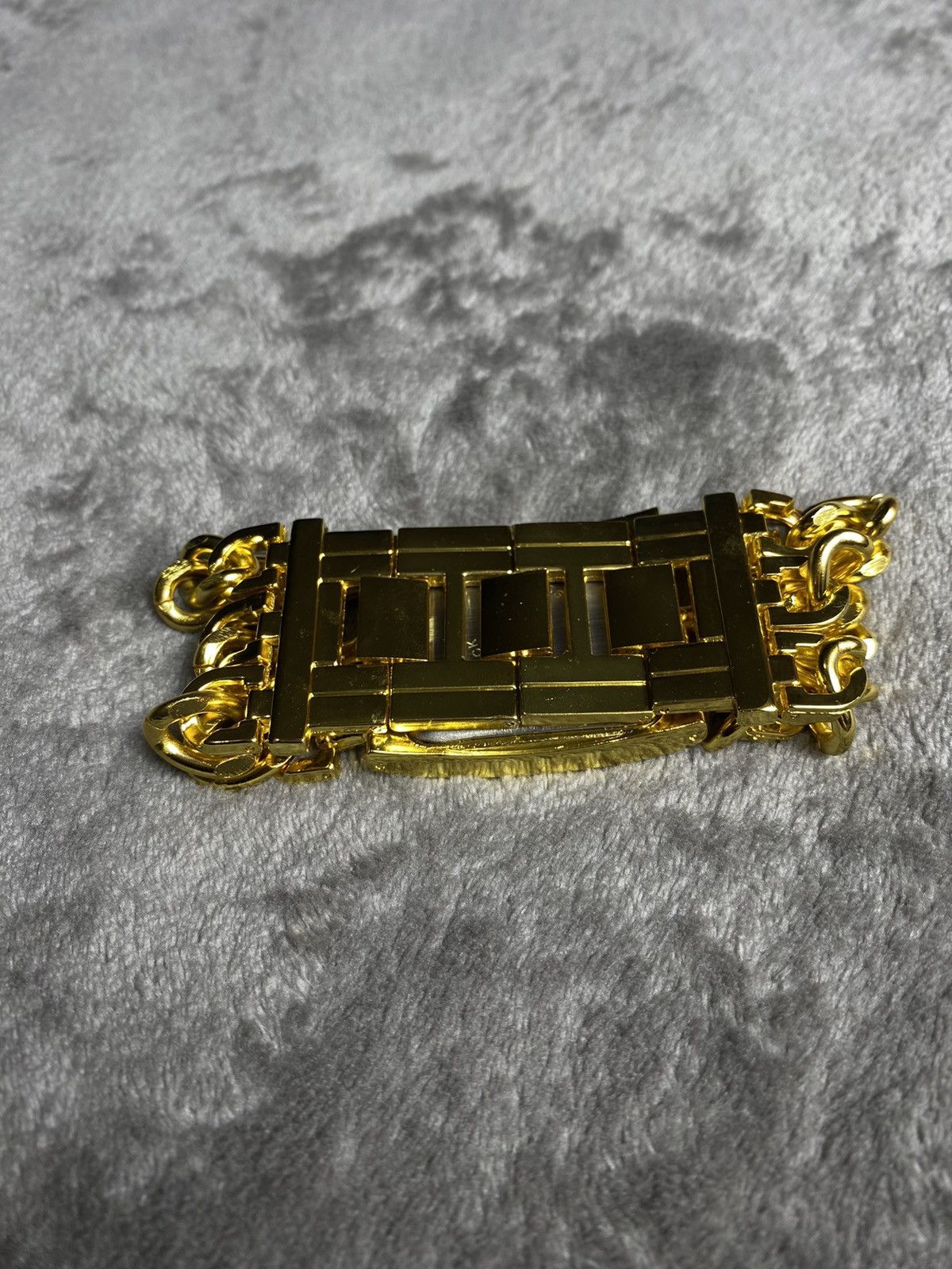 Japanese Brand × Jewelry Futuristic Vintage Japanese Style Omax Gold Chain Watch Size ONE SIZE - 8 Thumbnail