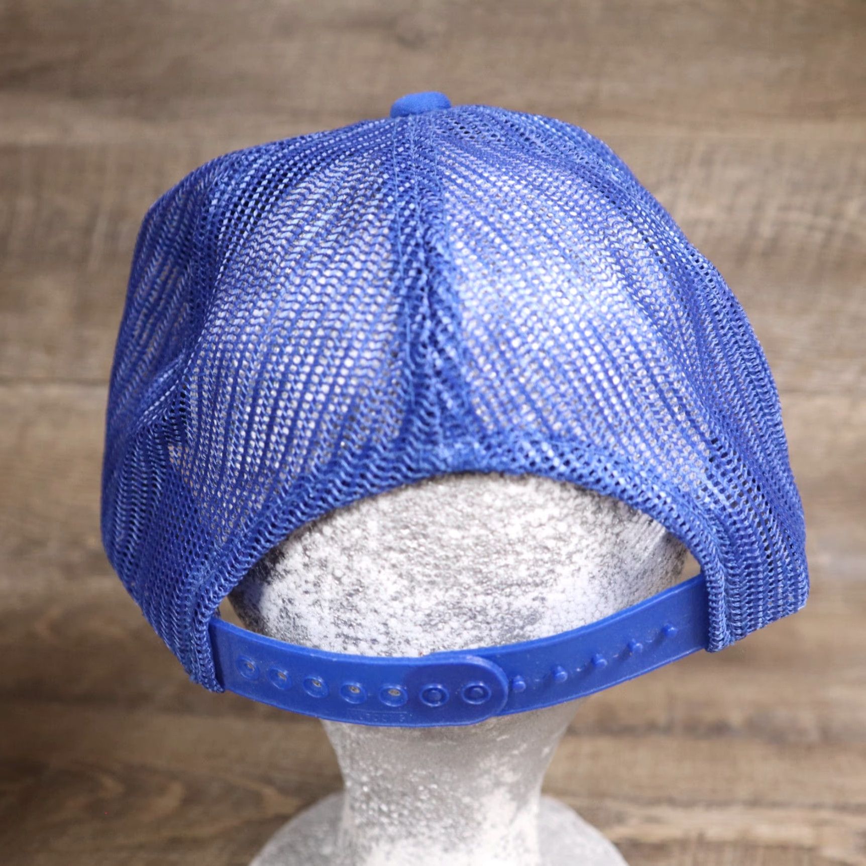 Vintage Vintage Volvo GM Safety First Heavy Hat Cap Blue Adjustable Cap Size ONE SIZE - 4 Thumbnail