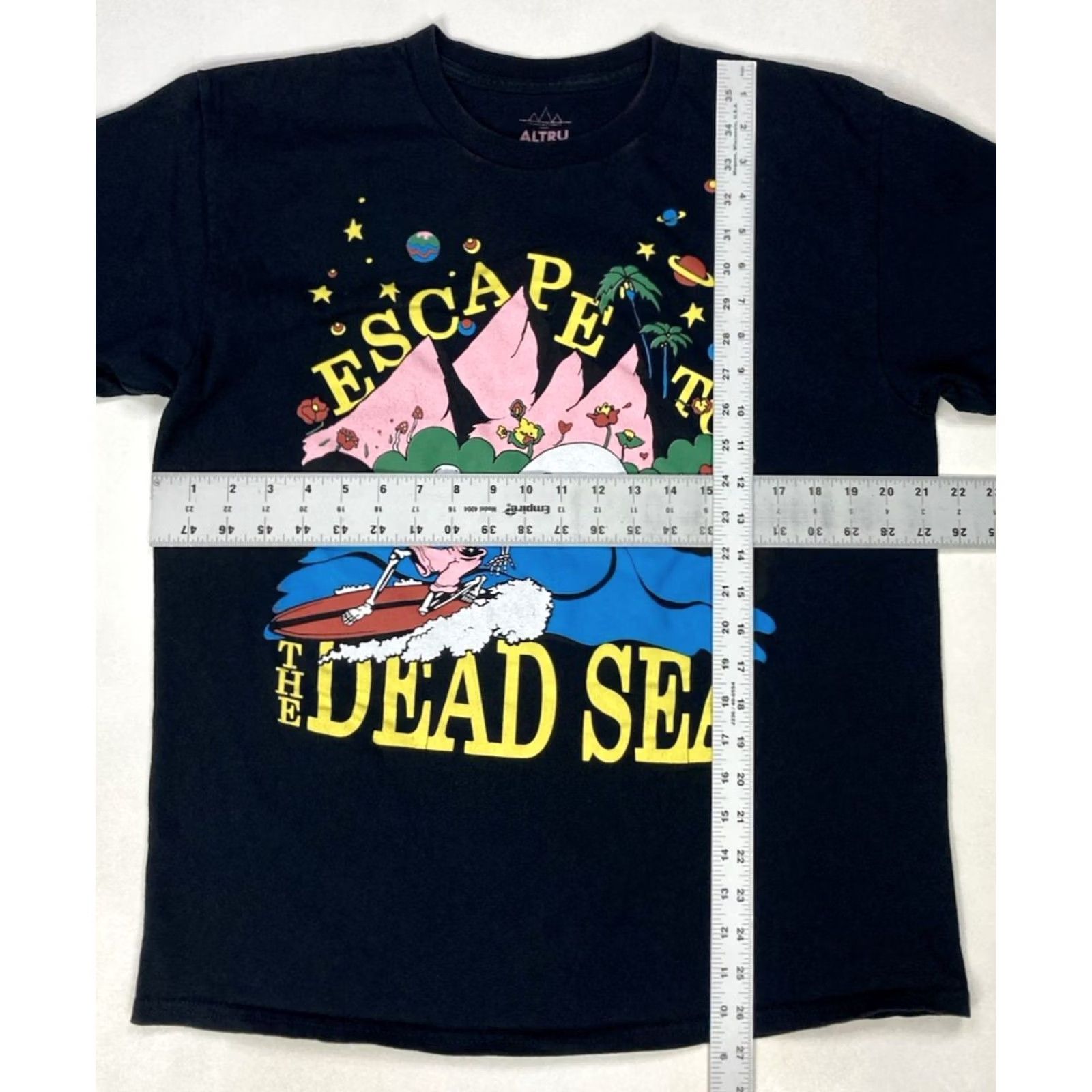 Vintage Altru Graphic T-shirt Men Large Black Short Sleeve Size US XL / EU 56 / 4 - 6 Thumbnail