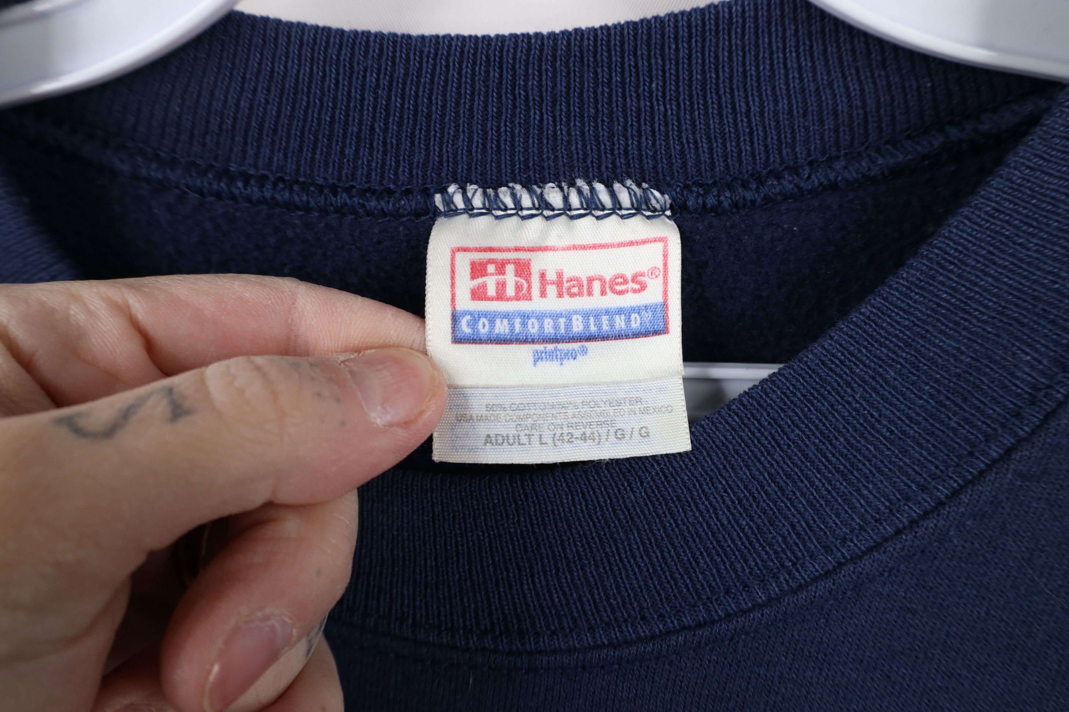 Vintage Vintage 90s Streetwear Men Still Seek Him Jesus Sweatshirt Size US L / EU 52-54 / 3 - 7 Thumbnail