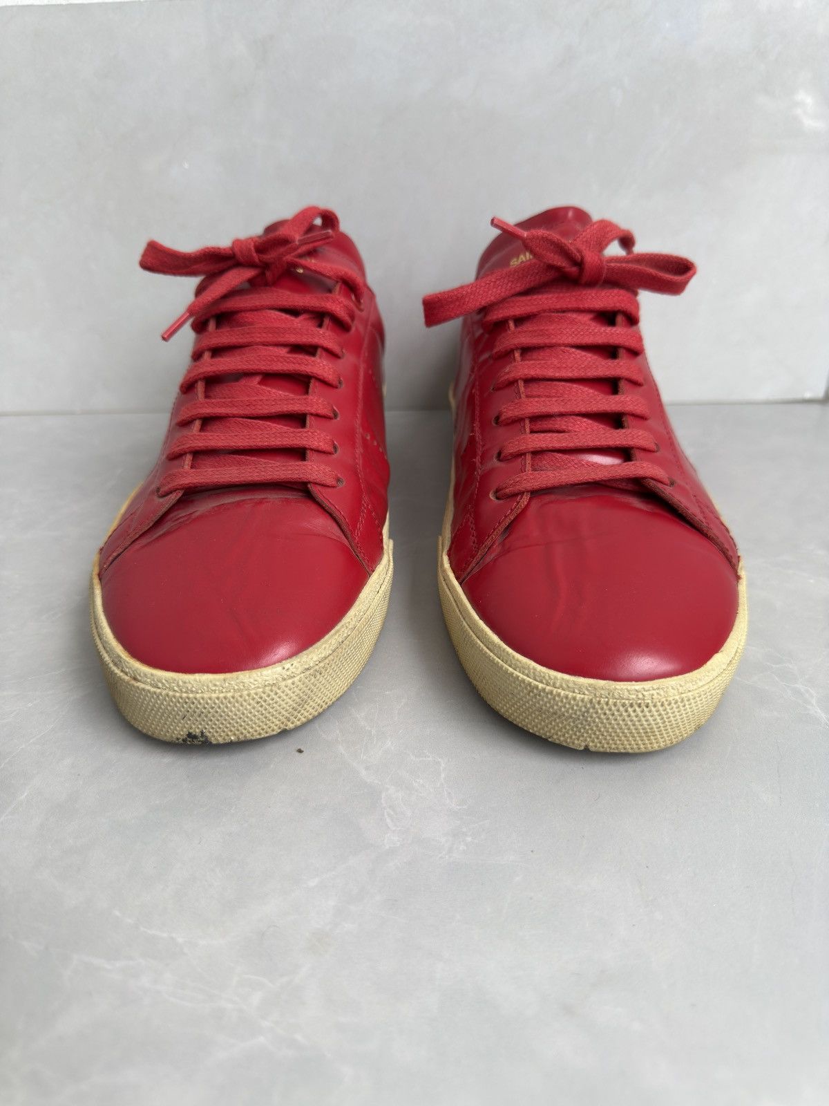 Saint Laurent Paris 🔥hedi slimane Court classic trainers Size US 8 / EU 41 - 4 Thumbnail