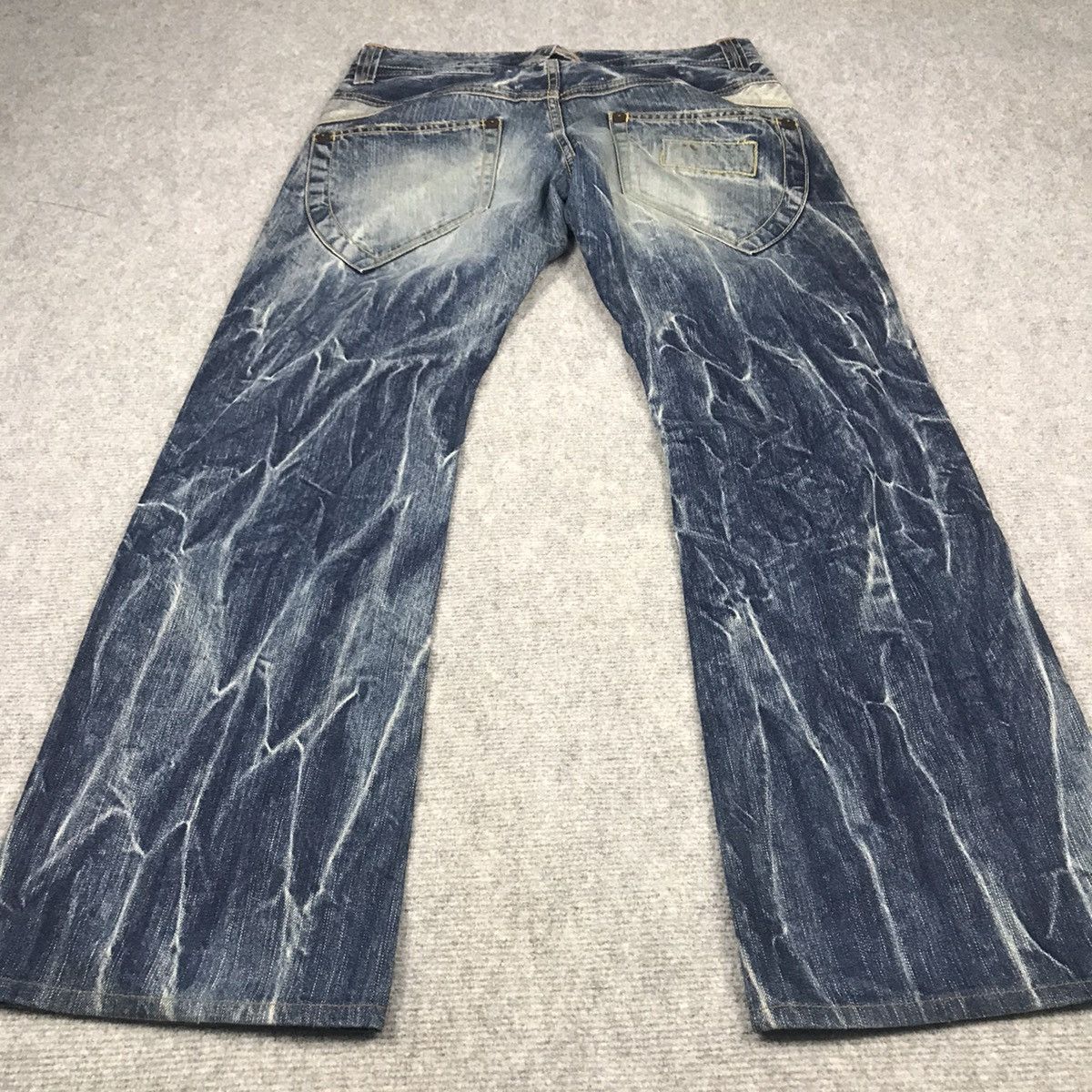 Japanese Brand FLARE DENIM BLUE WAY JAPANESE BOOTCUT DENIM PANTS 136 Size US 30 / EU 46 - 9 Thumbnail