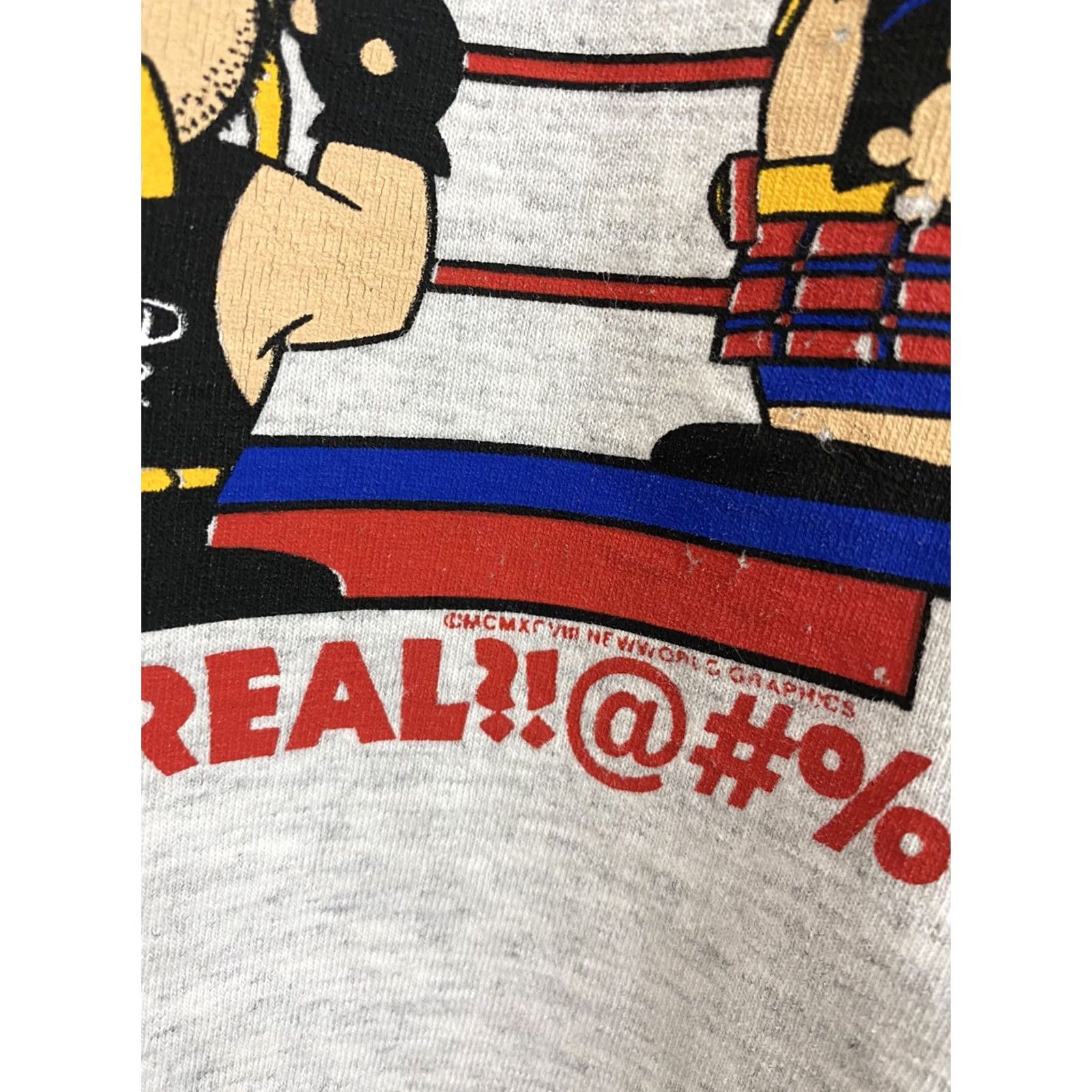 Tultex VINTAGE South Park WWE WWF Stone Cold Sting NWO Wrestle Park Parody T-Shirt XL Heather Gray Mens Size US XL / EU 56 / 4 - 3 Thumbnail