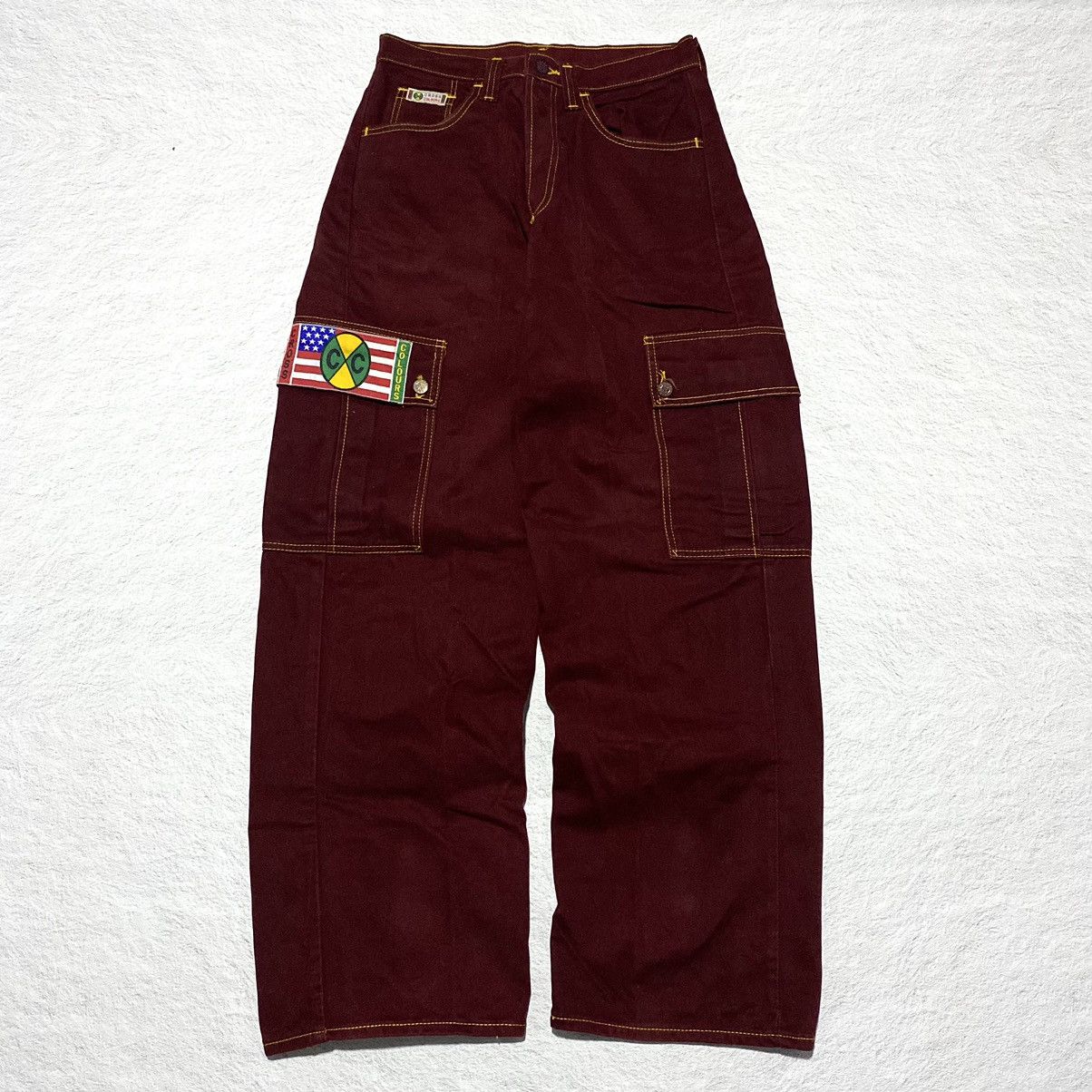 Cross Colours × Vintage 🔥RARE🔥 Vintage Cross Colours 2000s monkey cargopants Size US 30 / EU 46 - 1 Thumbnail