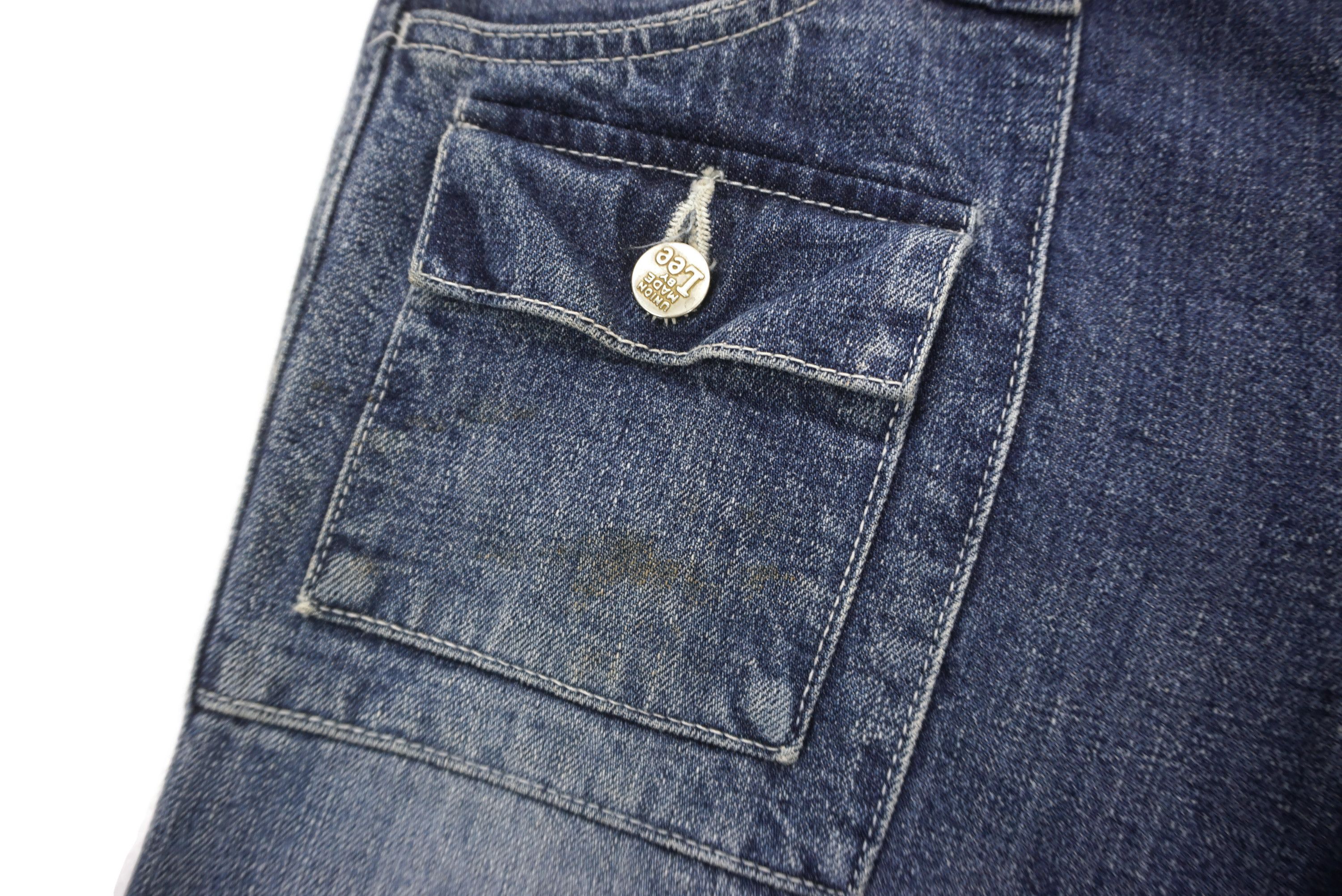 Lee Lee Union Made Jeans Size 32x33.5 Low-Rise Baker Denim Size US 32 / EU 48 - 4 Thumbnail