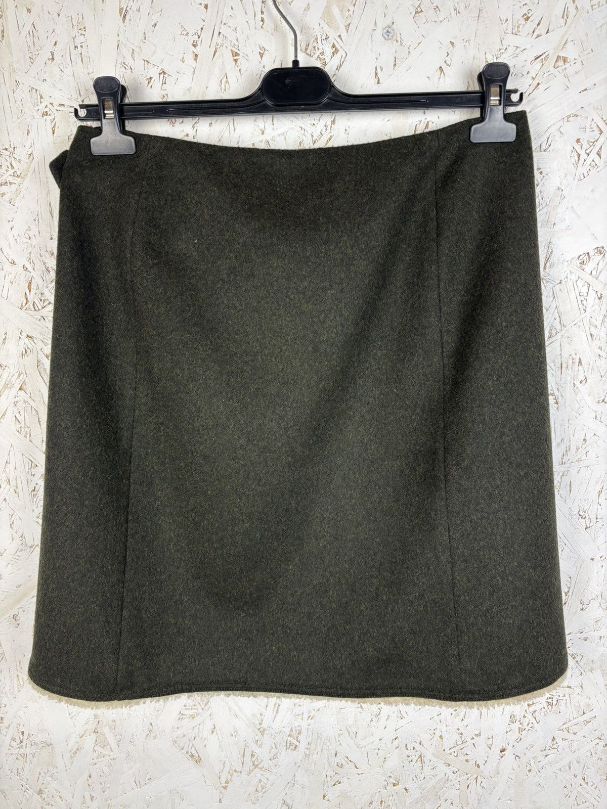 Prada 00s Prada FW06 Military Wool Shearling Details Skirt Archive Size 30" / US 8 / IT 44 - 5 Thumbnail