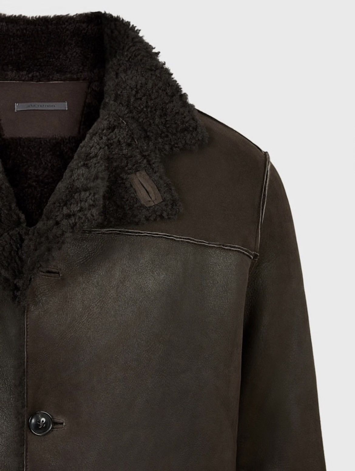 John Varvatos Shearling Coat Size EU 52 USA 42 Size US L / EU 52-54 / 3 - 6 Thumbnail