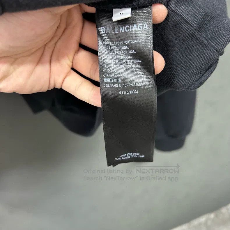 Balenciaga Balenciaga Sunset Beach Iron Tower Palm Tree Logo Distress Size US XL / EU 56 / 4 - 4 Thumbnail