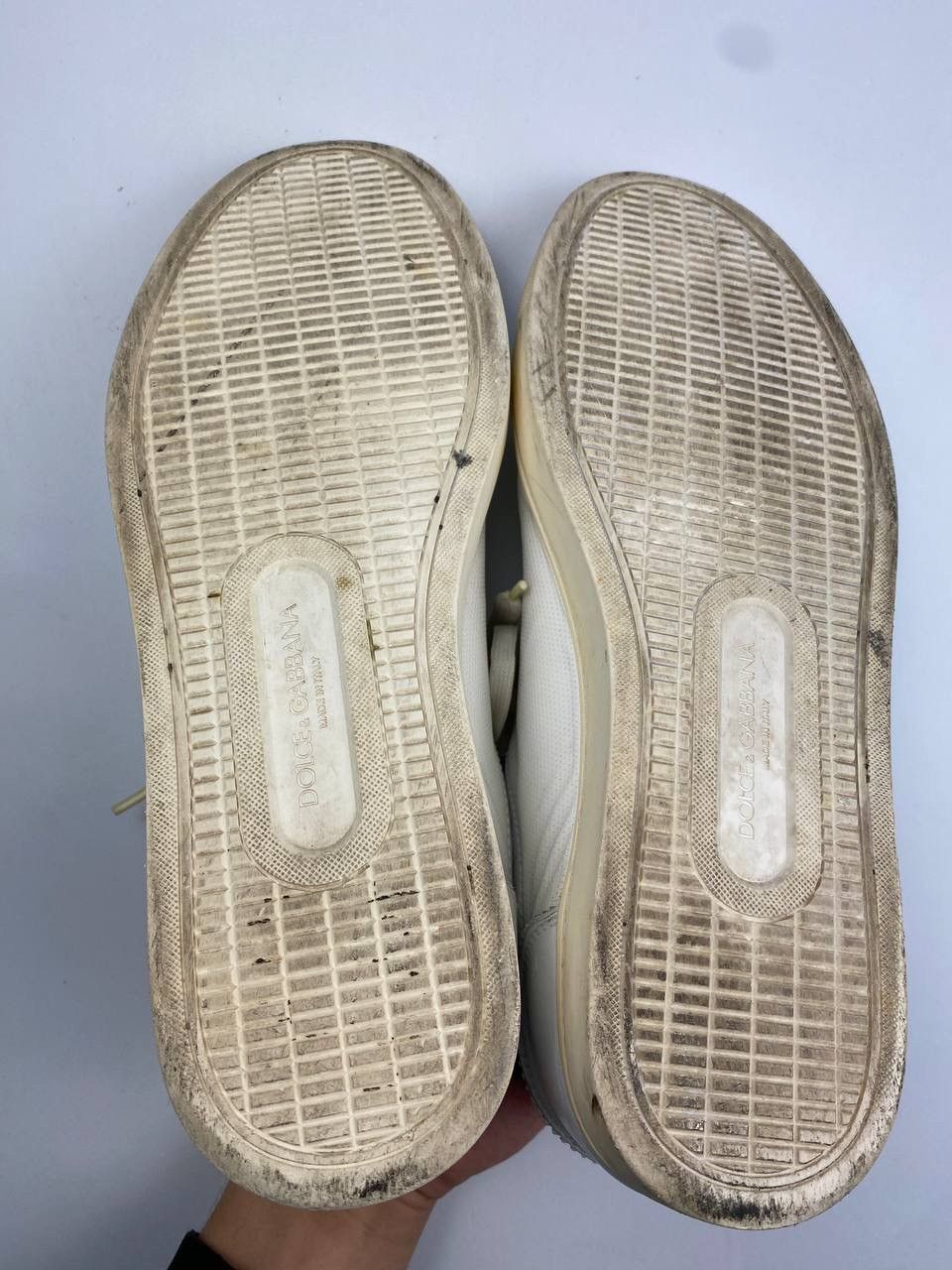 Dolce & Gabbana × Vintage DOLCE GABBANA MENS LEATHER SNEAKERS CASUAL SHOES Size US 7 / EU 40 - 9 Thumbnail