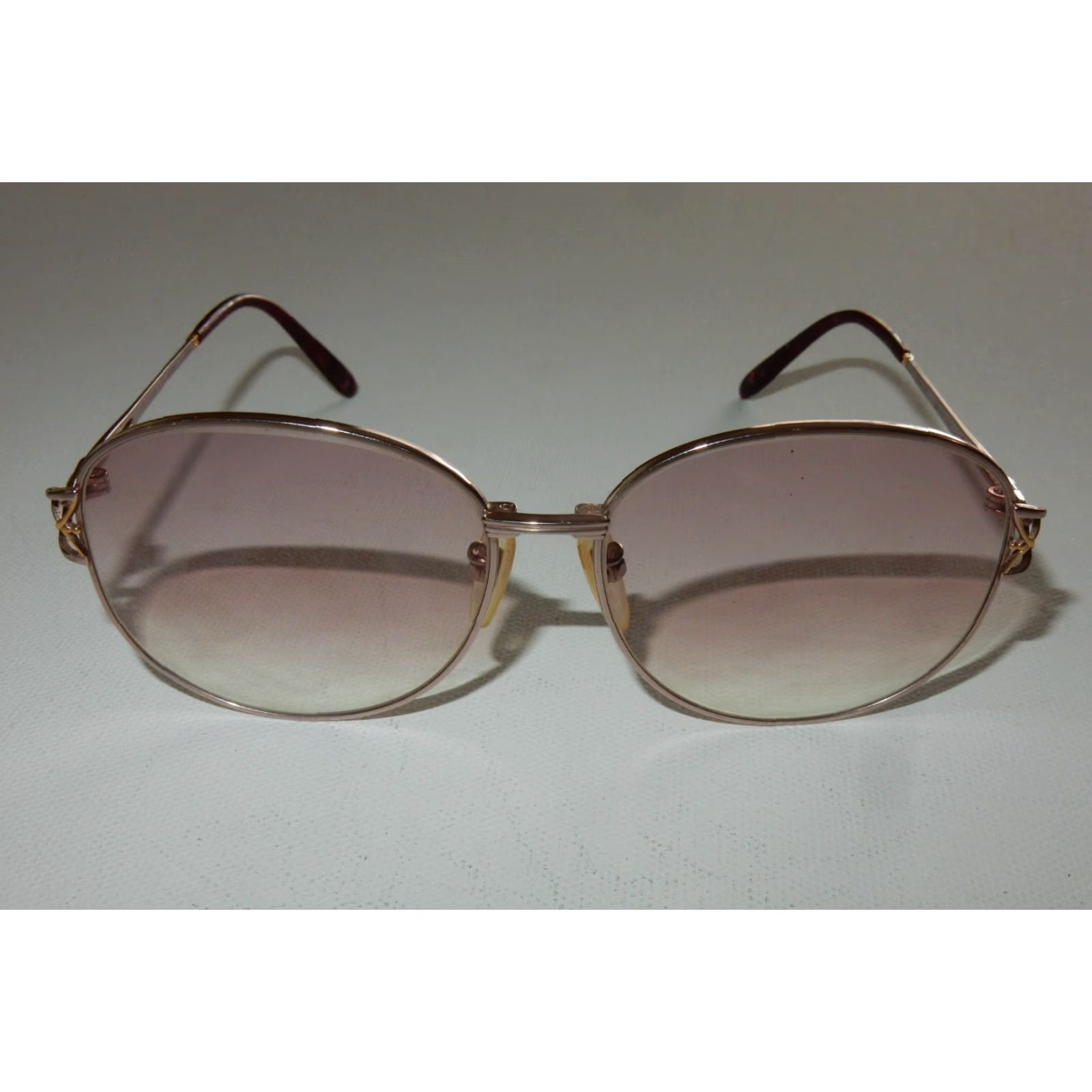Lancel VINTAGE Lancel Sunglasses Women 56mm Silver Gold Frames Prescription Light Magnification Size ONE SIZE - 2 Thumbnail