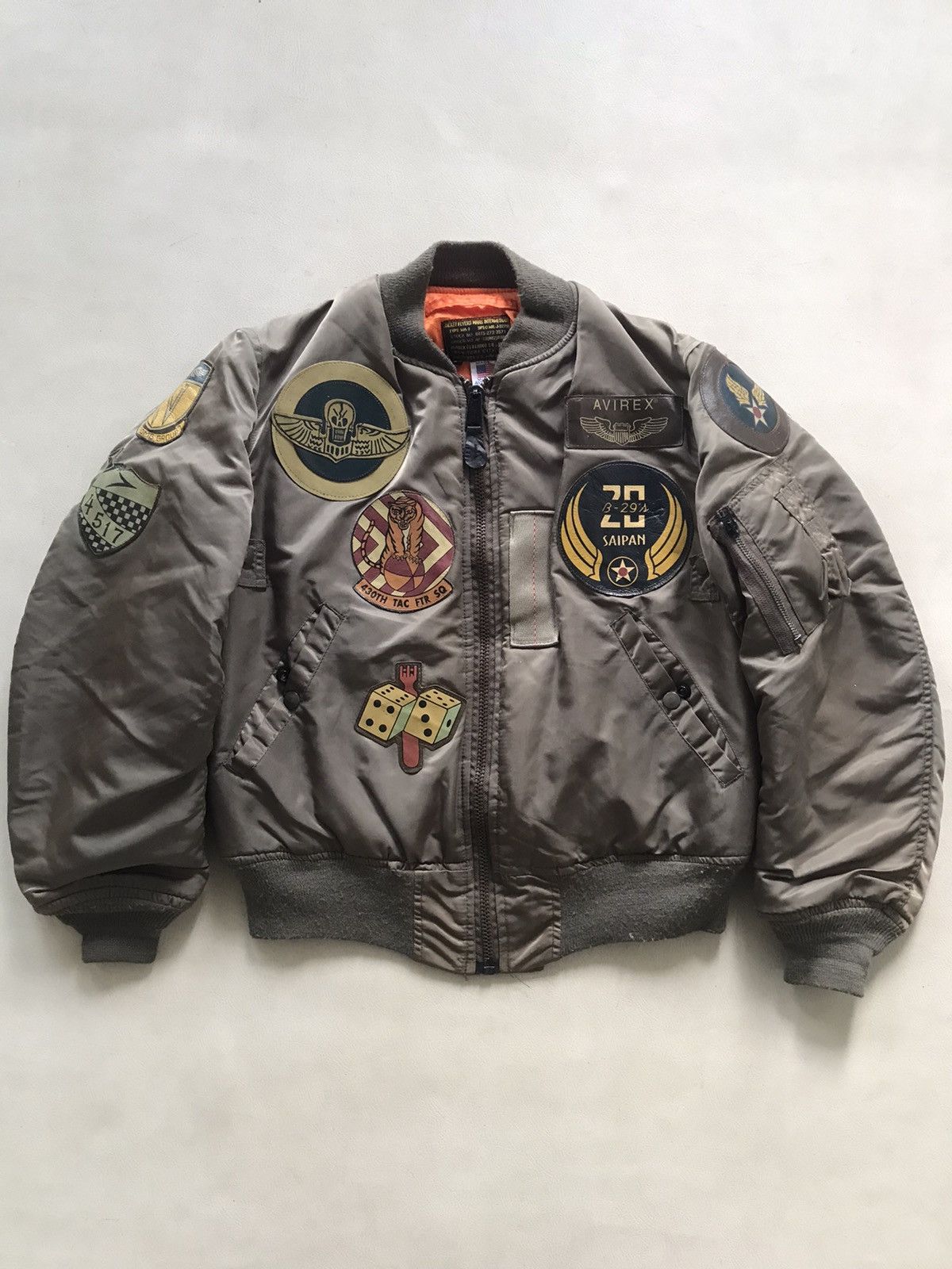 Avirex Rare Avirex Patches Ma-1 Bomber Jackets Size US M / EU 48-50 / 2 - 2 Thumbnail