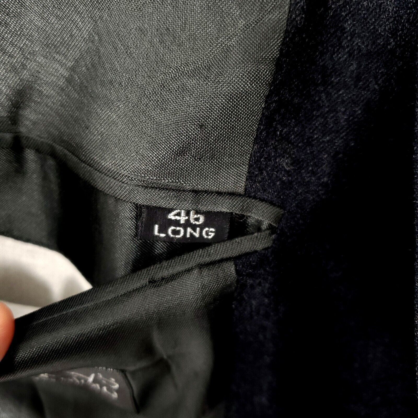 Savile Row Savile Row Flannel Wool 2 Button Blazer 46L Gray Size 46L - 8 Thumbnail
