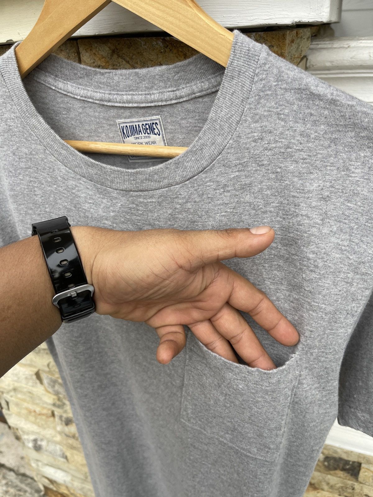 Last Drop🔥Rare🔥Vintage Kojima Genes Blank Pocket Tee