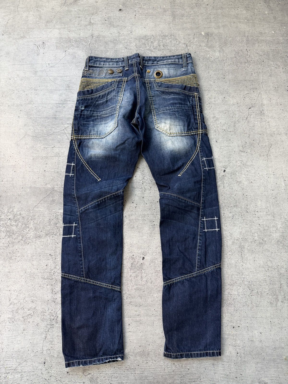 Japanese Brand Avant Garde Cipo Baxx Jeans Dragons Japanese Style Denim Size US 31 - 1 Thumbnail