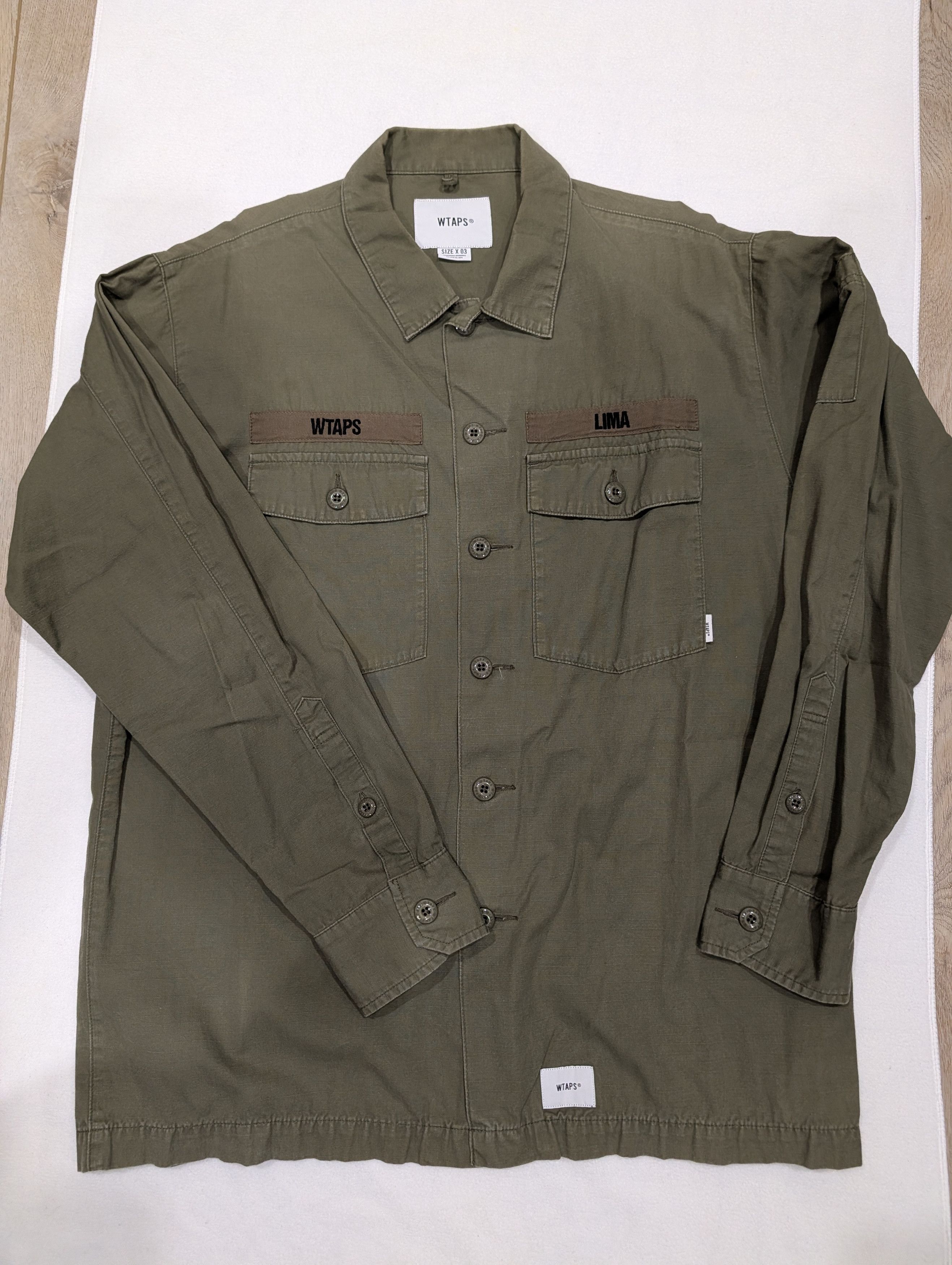 Wtaps WTAPS military jacket 192BRDT-SHM02 Size US L / EU 52-54 / 3 - 4 Thumbnail