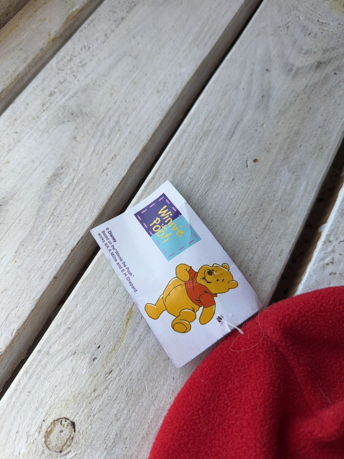 Disney 00s Vintage Disney Winnie The Pooh Embroidered Fleece Beanie Size ONE SIZE - 5 Thumbnail