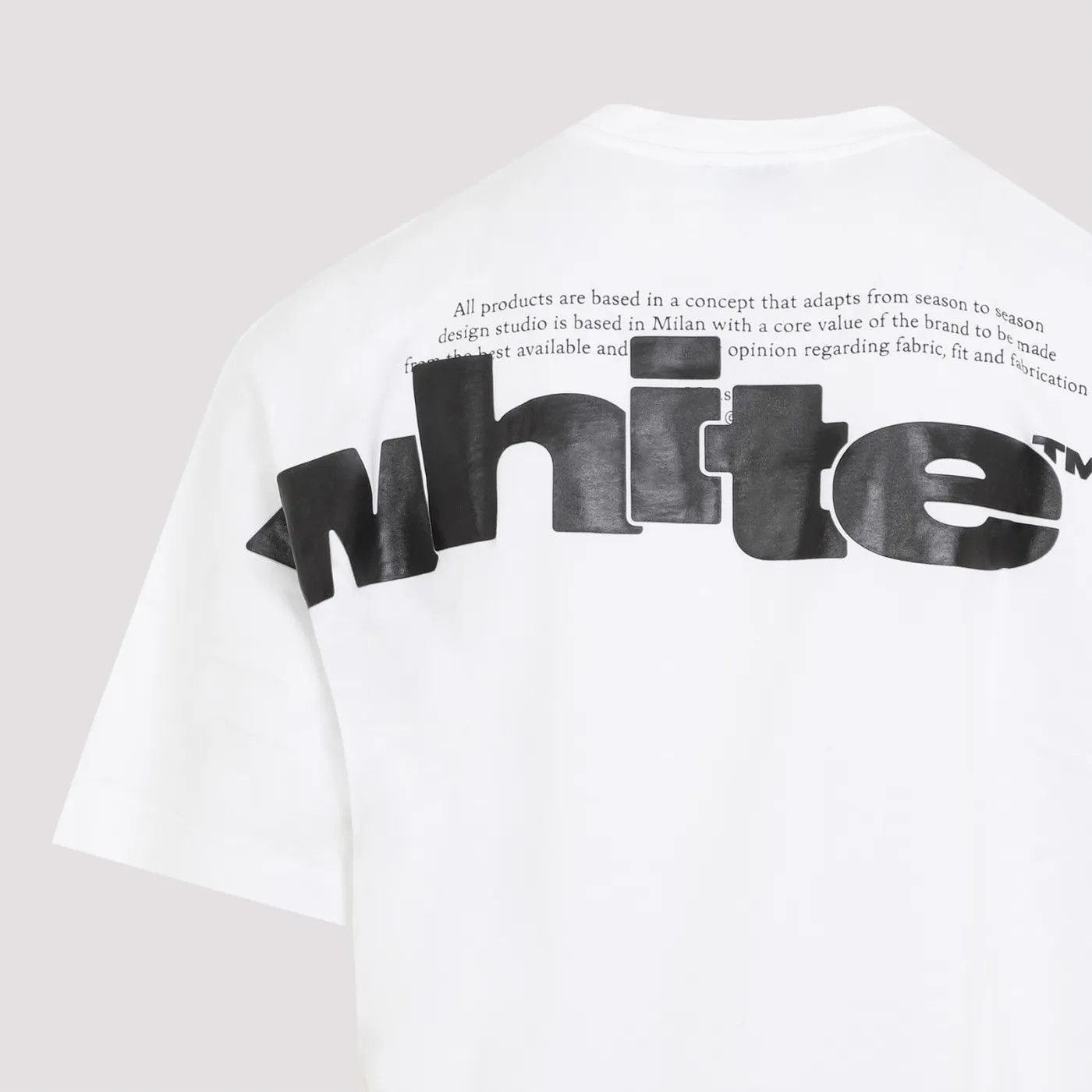 Off-White o1s22i1n1124 Oversized T-Shirt in White Size US L / EU 52-54 / 3 - 4 Thumbnail