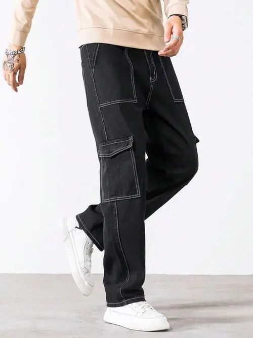 Other Shizuku x Hori Cargo Stiching Jeans Pants Straight Leg Size US 32 / EU 48 - 6 Thumbnail