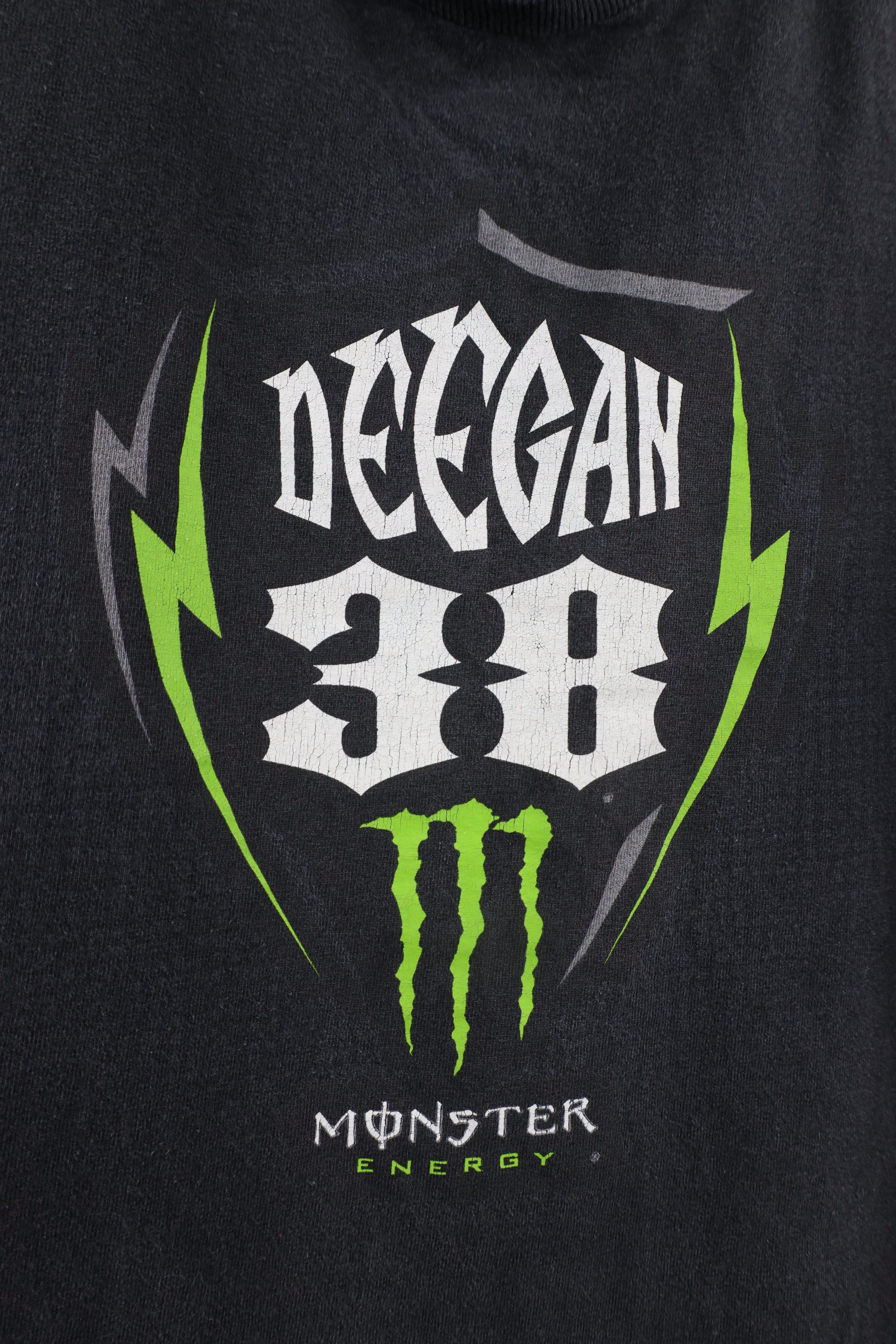 Vintage Monster Energy Drink Racing Deegan Motocross T-Shirt Black Size US XL / EU 56 / 4 - 4 Thumbnail
