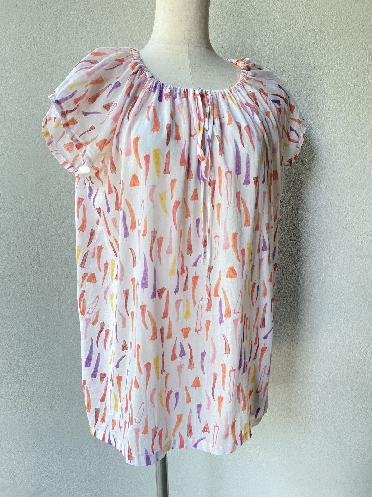 Tsumori Chisato Tsumori chisato SLEEP Bright Off-Shoulder Drawstring Top Size L / US 10 / IT 46 - 9 Thumbnail
