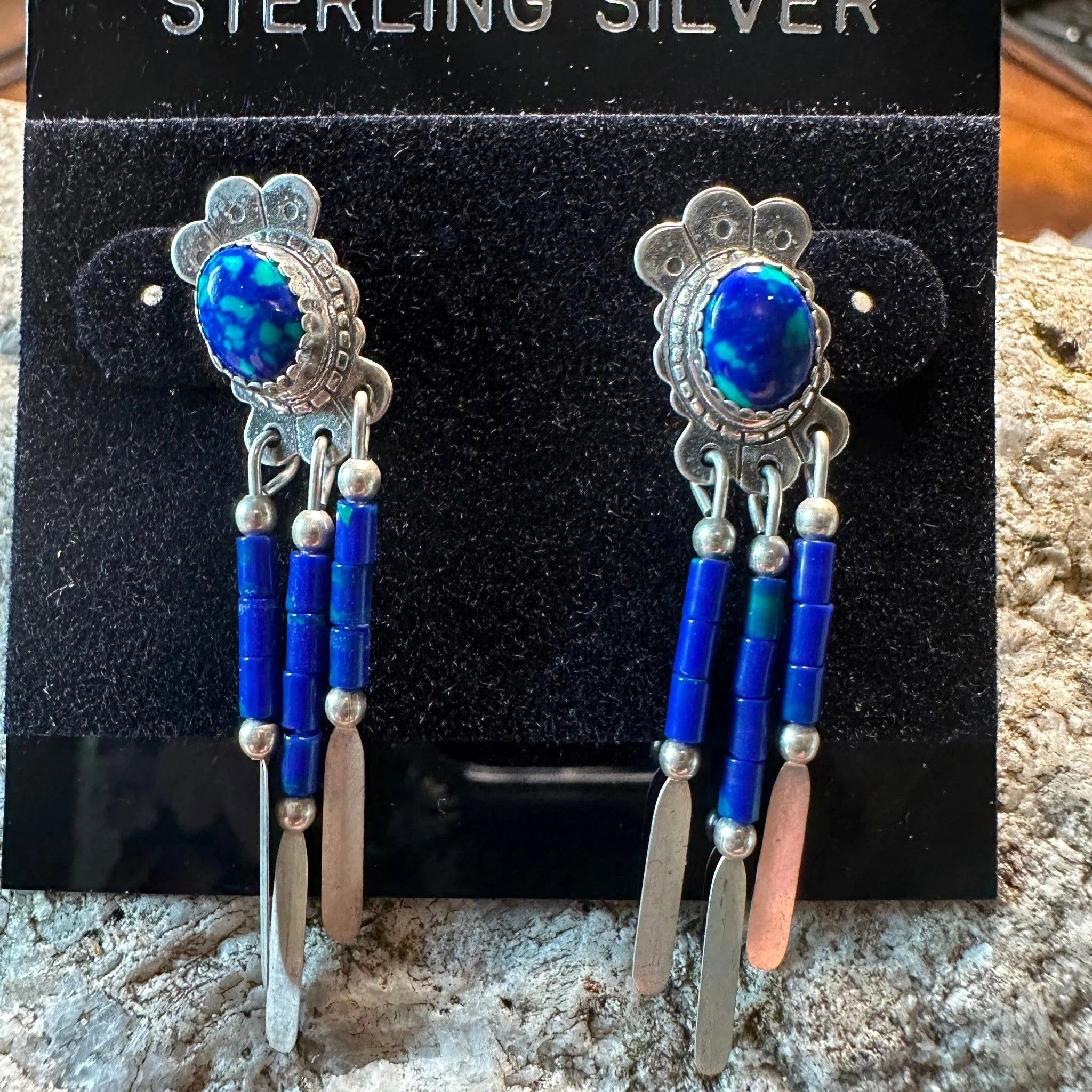 Other Turquoise & Silver Elegance: Timeless Native American Drop E Size ONE SIZE - 2 Thumbnail