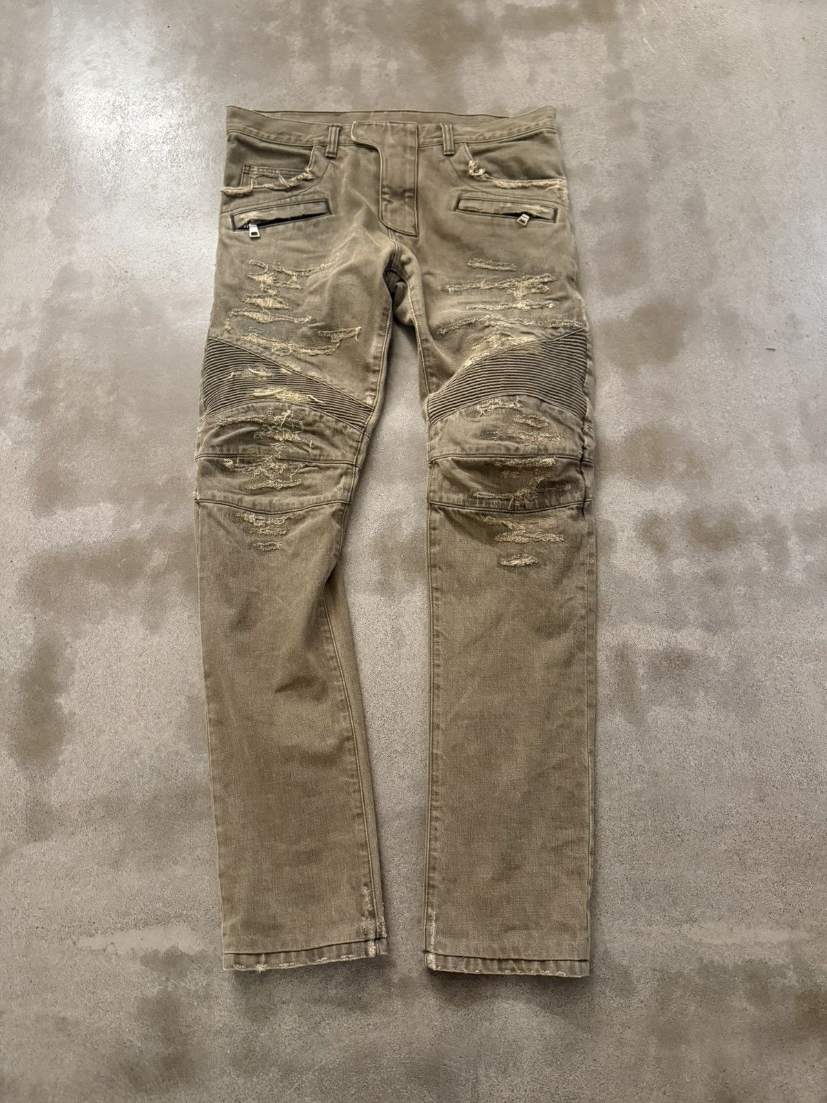 Balmain Balmain Biker Denim Size US 32 / EU 48 - 1 Thumbnail
