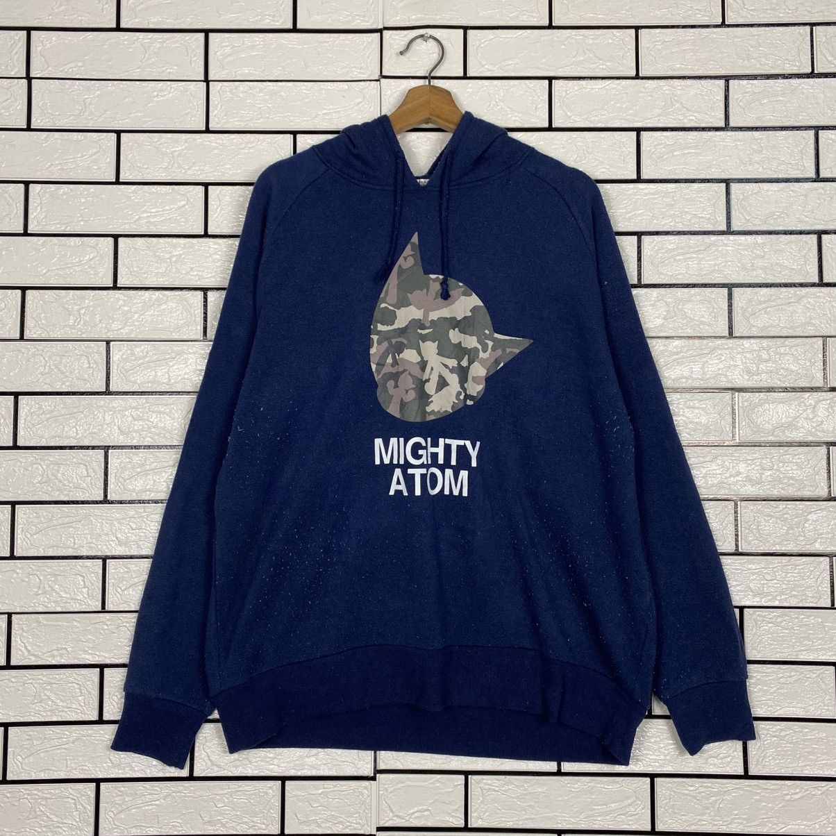 Japanese Brand Vintage Hoodie Pull Over Mighty Atom Cartoon Japan Big Logo Size US L / EU 52-54 / 3 - 13 Thumbnail