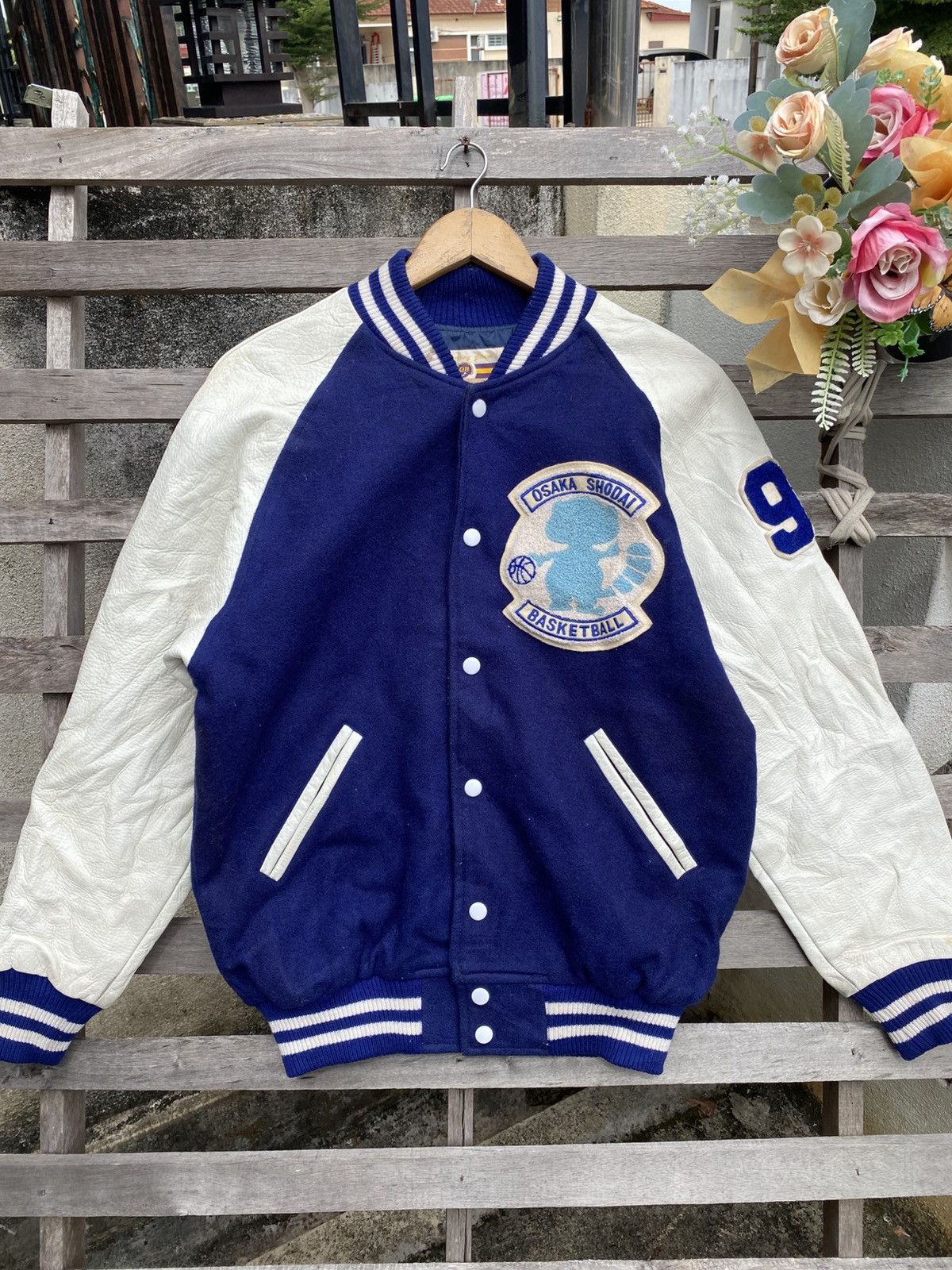 Japanese Brand Vintage Varsity Jacket - Shodai Size US M / EU 48-50 / 2 - 1 Thumbnail