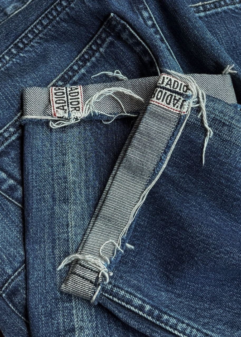 Dior Dior Blue J'Adior Cuff Boyfriend Jeans Size 27" / US 4 / IT 40 - 8 Thumbnail