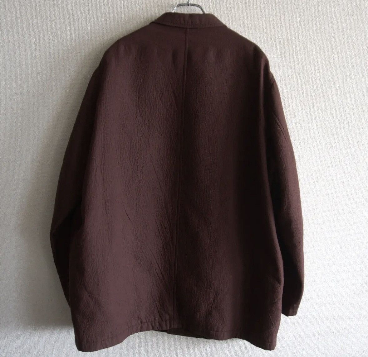 Yohji Yamamoto Yohji Yamamoto 1990s Oversized Silk-Wool Blend Coat Size US L / EU 52-54 / 3 - 2 Thumbnail