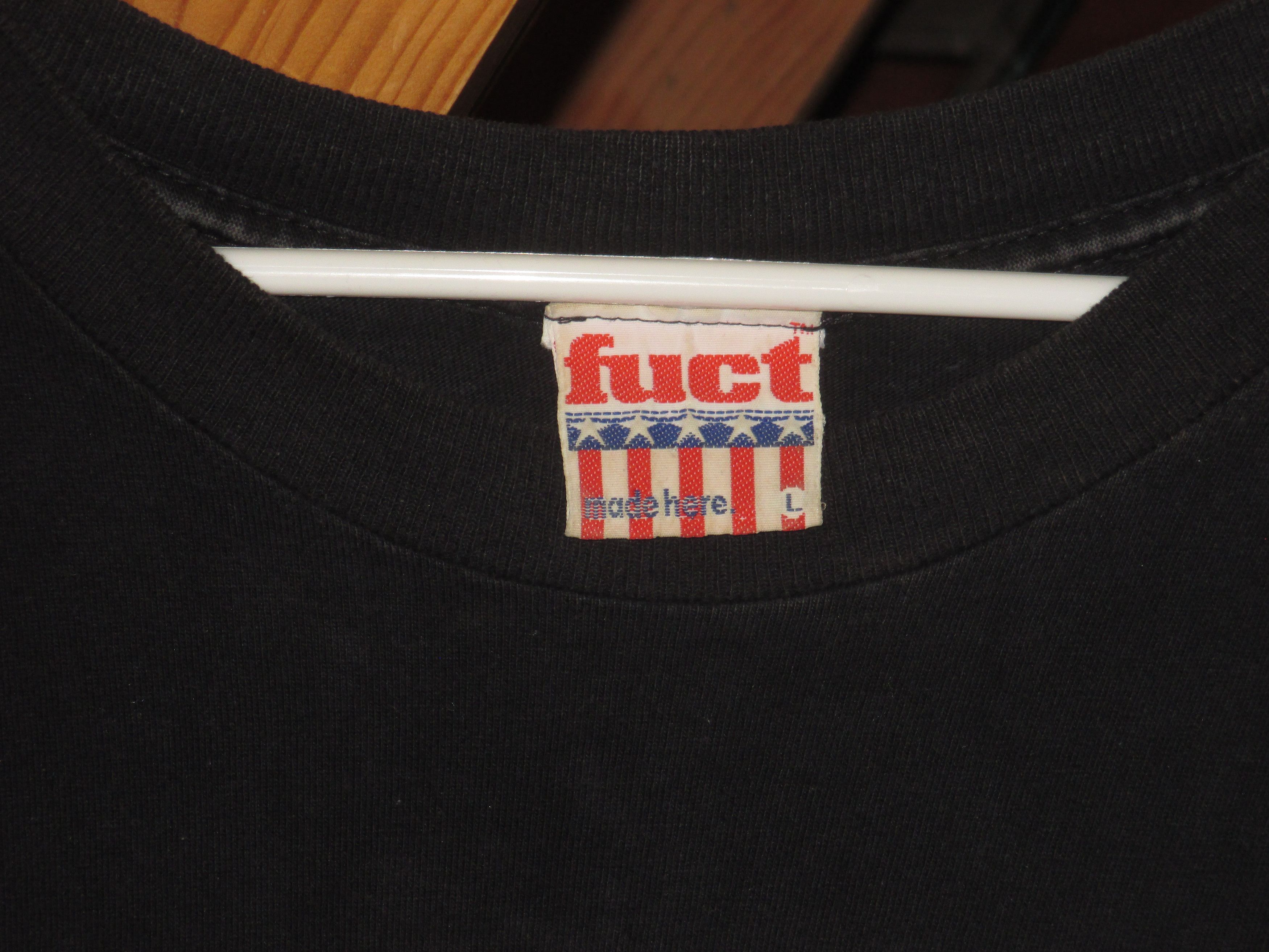 FUCT Rare Vintage 1990s Fuct Archival Skate Rave Hip Hop T Shirt Size US L / EU 52-54 / 3 - 4 Thumbnail