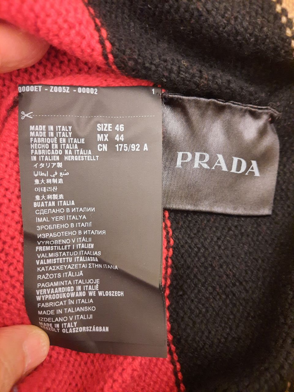 Prada Striped Cashmere Sweater Size US S / EU 44-46 / 1 - 4 Thumbnail
