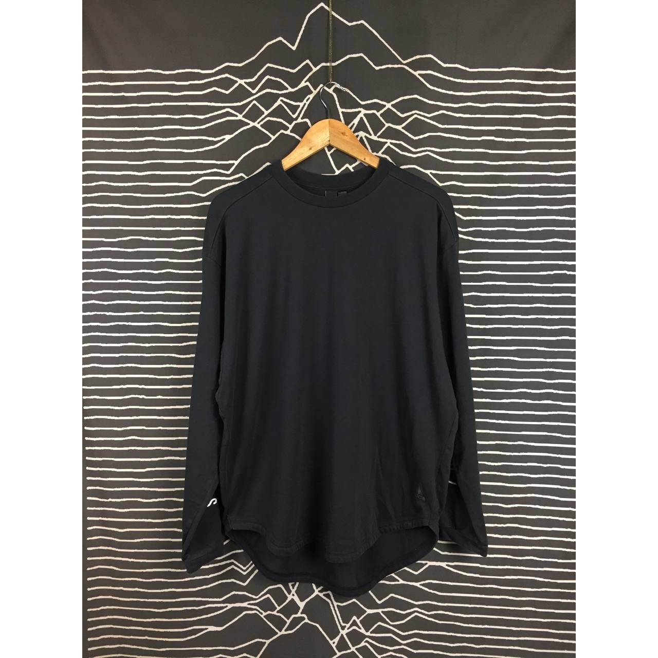 Adidas × Vintage Adidas Three Stripes Wording Longsleeve Tee Size XL Size US XL / EU 56 / 4 - 4 Thumbnail